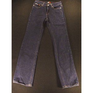 TOMMY Jeans Womens Size 1 26 x 31 MEASURED  Blue Denim Flare